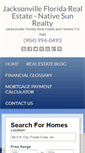 Mobile Screenshot of nativesunrealty.com