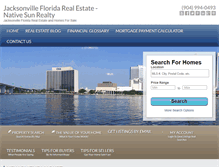 Tablet Screenshot of nativesunrealty.com
